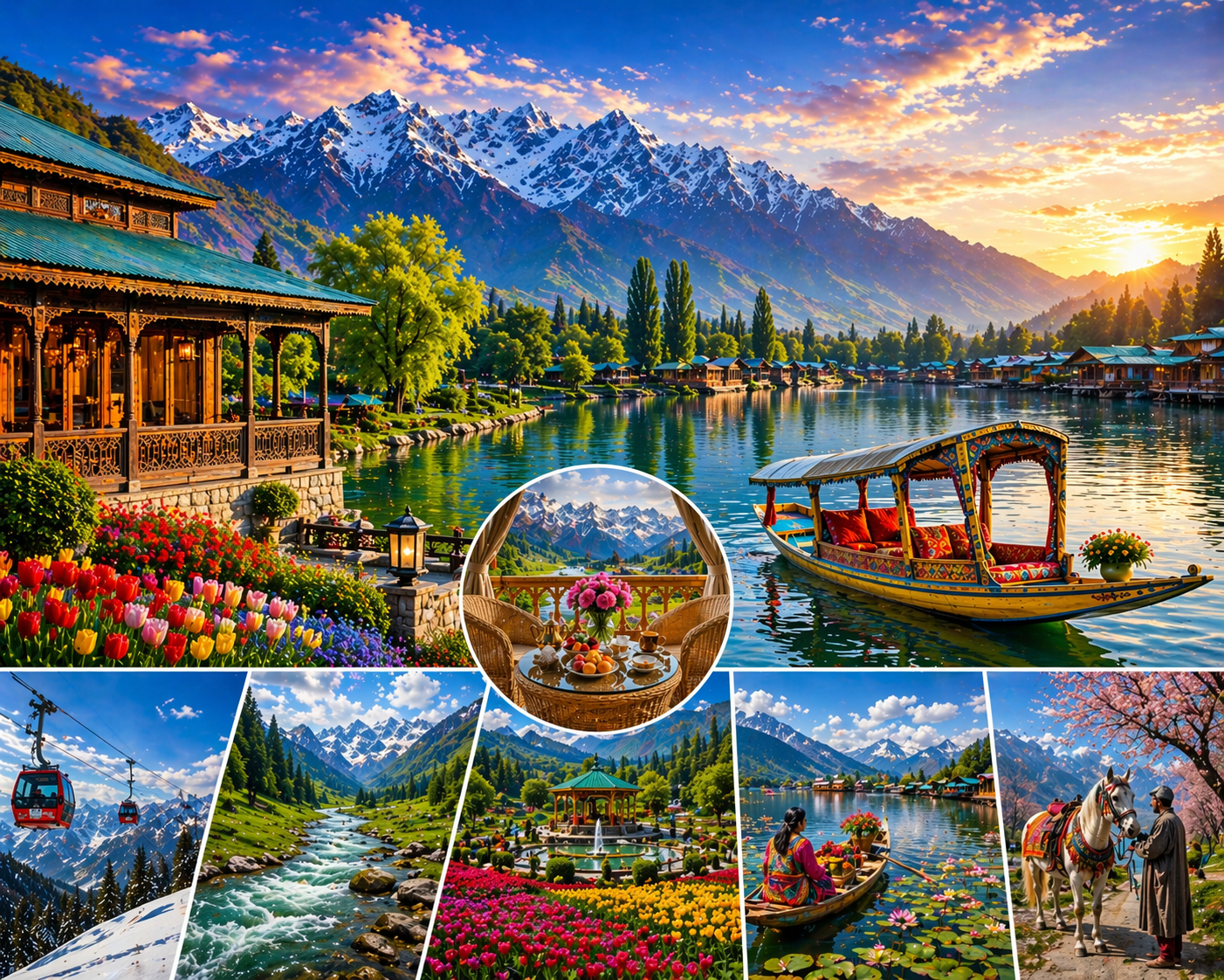 Kashmir Tour Package – 8 Nights / 9 Days